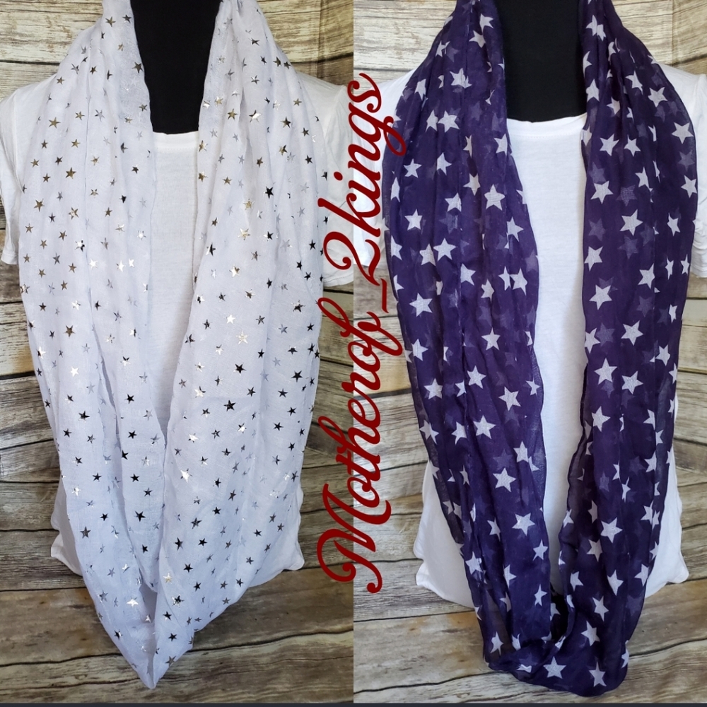 ๐STAR๐ INFINITY SCARF SET๐ค๐ - Picture 2 of 8